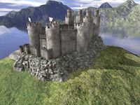Castle in Landscape 2