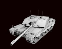 Challenger 2 tank model